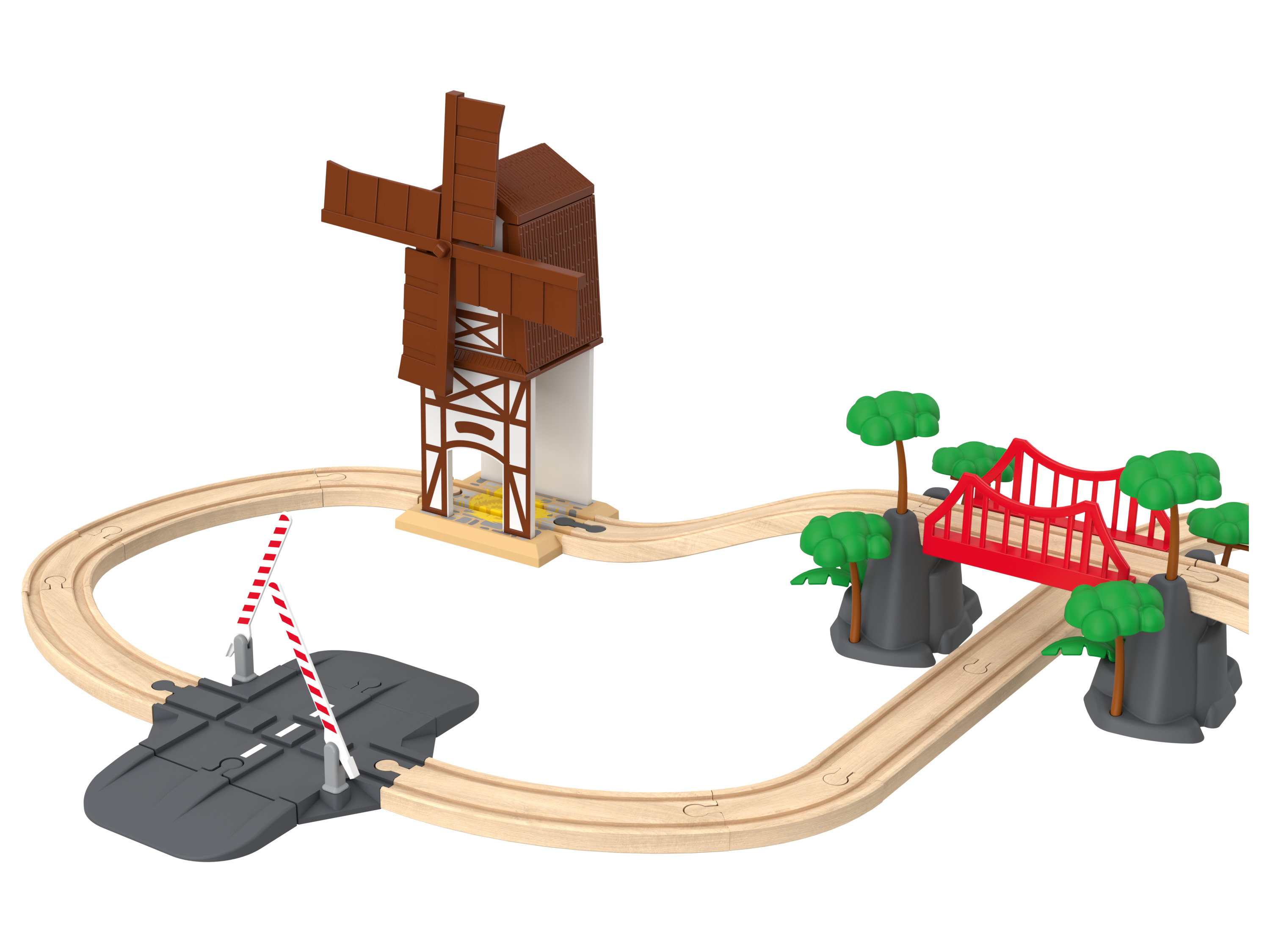 Thumbnail - Playtive Holz Eisenbahnset (Bauernhof)