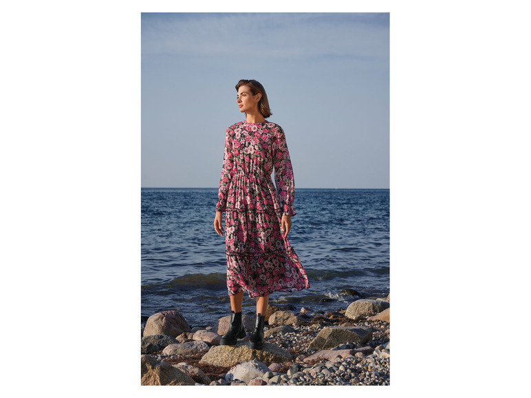 Gehe zu Vollbildansicht: esmara Damen Kleid aus leichter Chiffon-Qualität - Bild 6