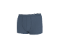 Blaue Boxershorts für Herren mit gestreiftem Bund.