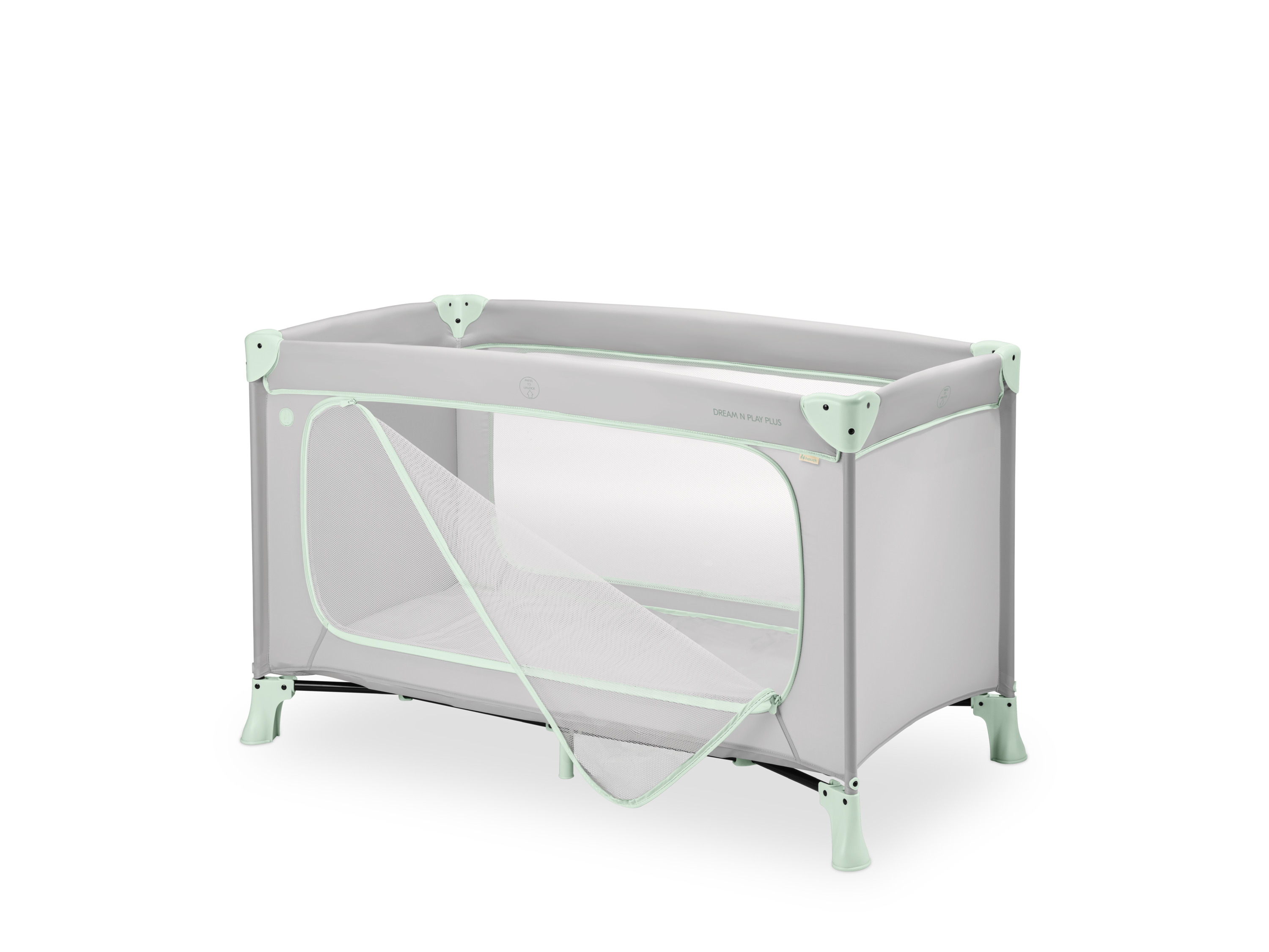 HAUCK Reisebett Dream N Play Plus Dusty (Mint) – Bild 3 von 4