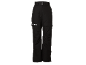 Schwarze Skihose mit Taschen und verstellbarem Bund.