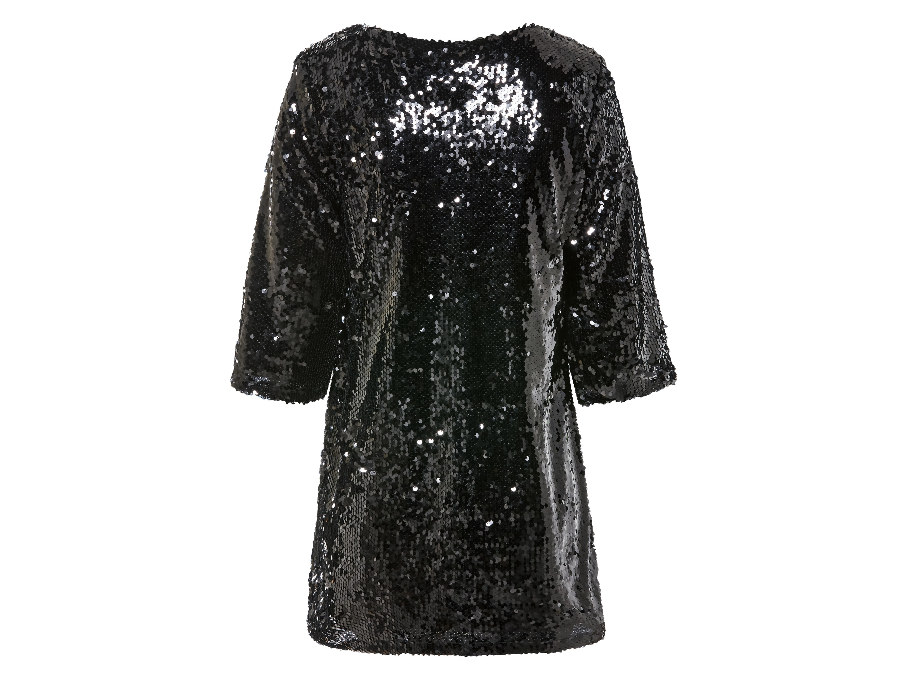 Thumbnail - esmara® Damen Kleid Pailletten (Schwarz, S(36/38))