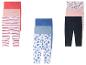 Kinder Leggings: unifarben, gestreift und Muschel-Print.