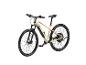 Dice E-Bike: Beigefarbenes Mountainbike mit schwarzen Reifen.