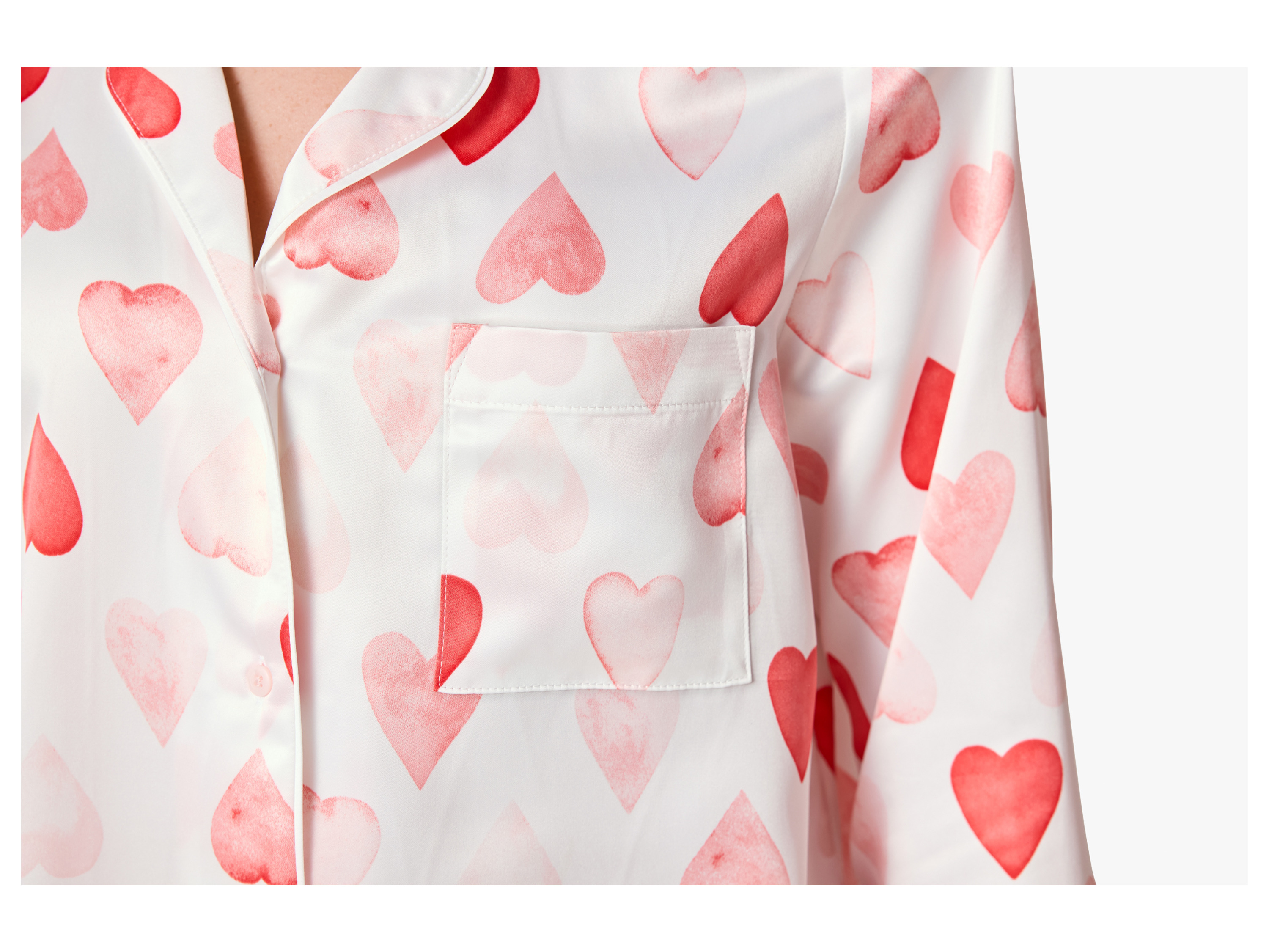 Thumbnail - esmara® Damen Pyjama lang (Gemustert, S (36/38))