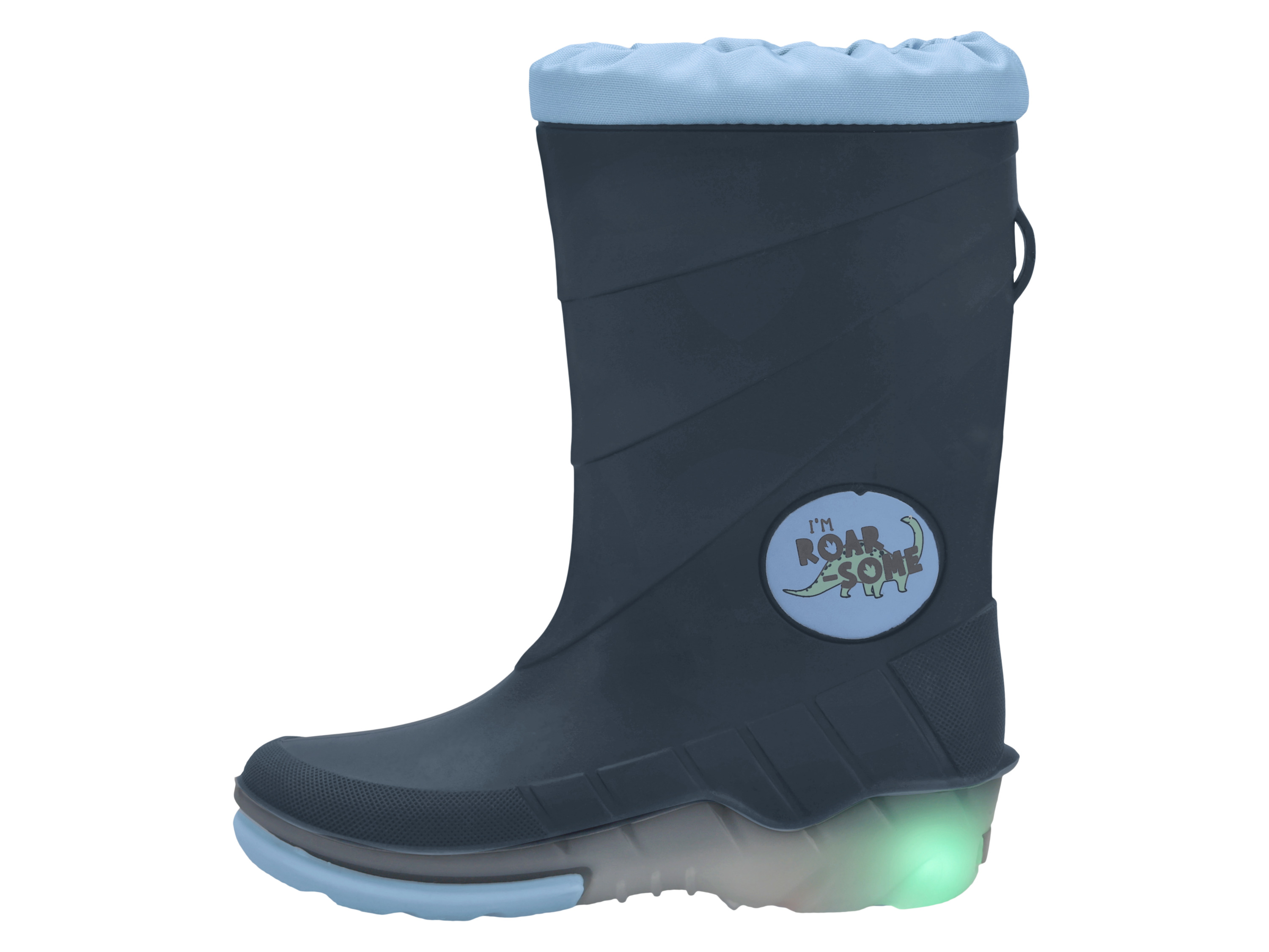 Thumbnail - lupilu® Kleinkinder Regenstiefel mit Licht (Navy, 30/31)