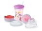 Babybecher- und Schüsselset mit Meeresthema, inklusive Trinkhalmbecher und Schüssel.