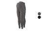 Zwei Paar graue und schwarze Umstandsleggings mit hohem, bequemem Bund.