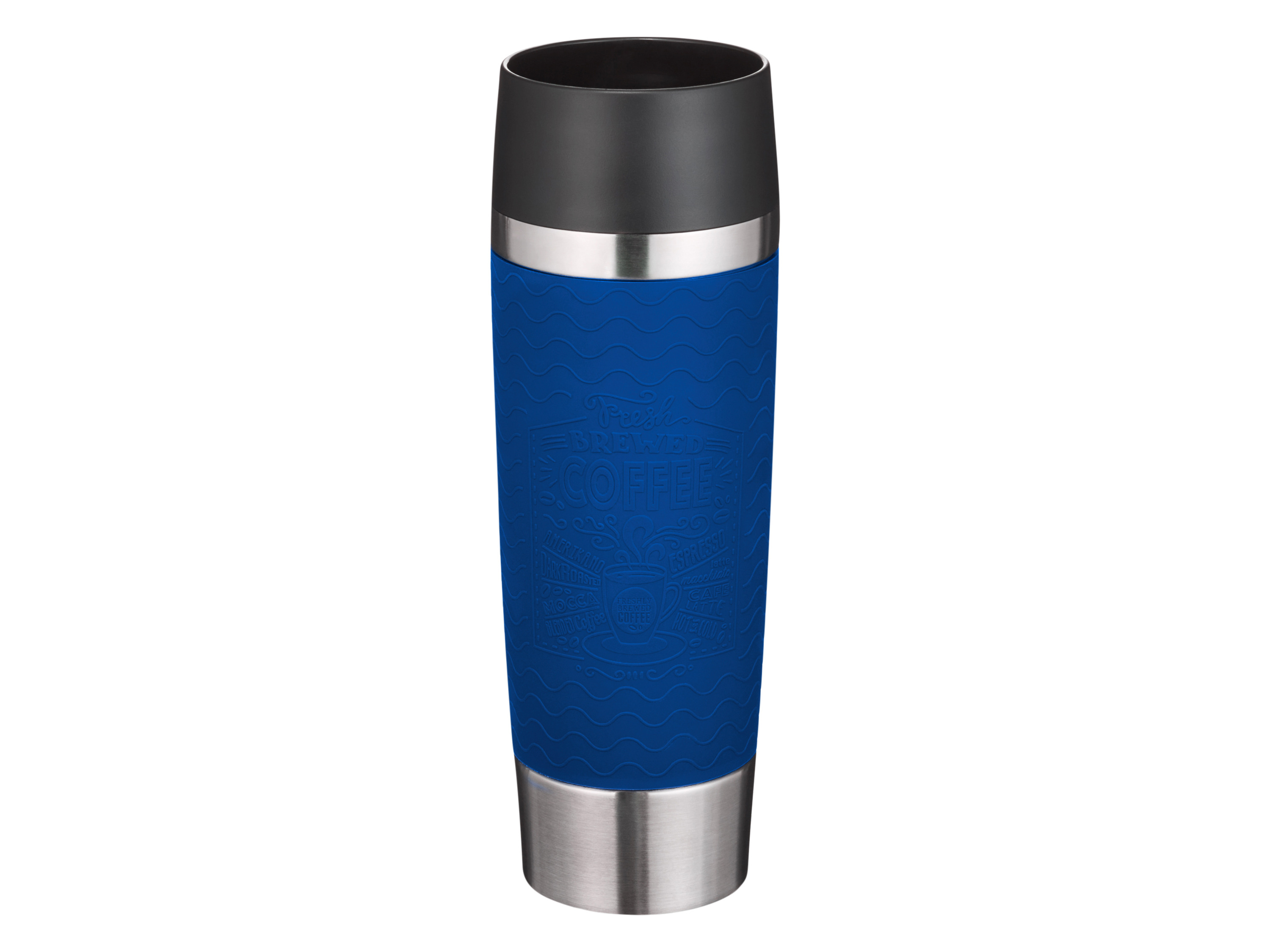 emsa Travel Mug Essential  (Blau)““ | Scheuermittel, Lösungsmittel oder Bleichmittel zur Reinigung verwenden““