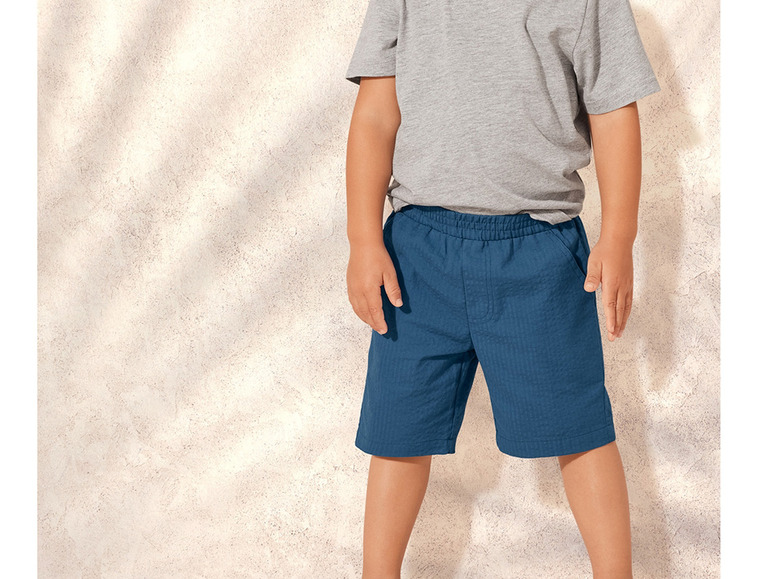 Gehe zu Vollbildansicht: lupilu® Kleinkinder Shorts mit Seersucker-Struktur - Bild 3