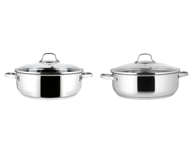 SILVERCREST® Edelstahl-Topf Beschichtet / Unbeschichtet, Ø 28 cm