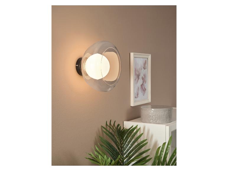 LED-Wand- und Deckenleuchte, Lampenschirm aus hochwertigem Glas