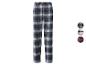 Karierte Flanellhose mit drei verschiedenen Karomusteroptionen.