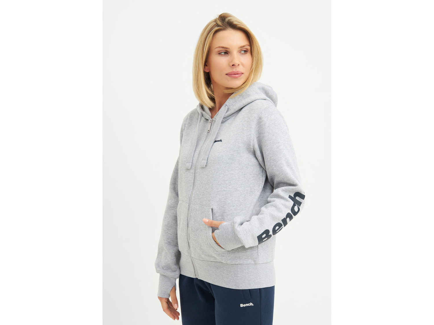 BENCH Damen | Sweatjacke Print LIDL Logo mit