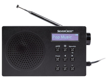 SILVERCREST® DAB+ Radio Mono »SDR 15 A2«, Bluetooth