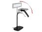 LED-Schreibtischlampe mit flexiblem Arm.