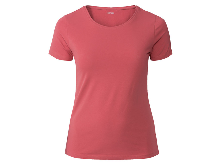 Gehe zu Vollbildansicht: esmara Damen T-Shirts, 2 Stück, mit hohem Baumwollanteil - Bild 3