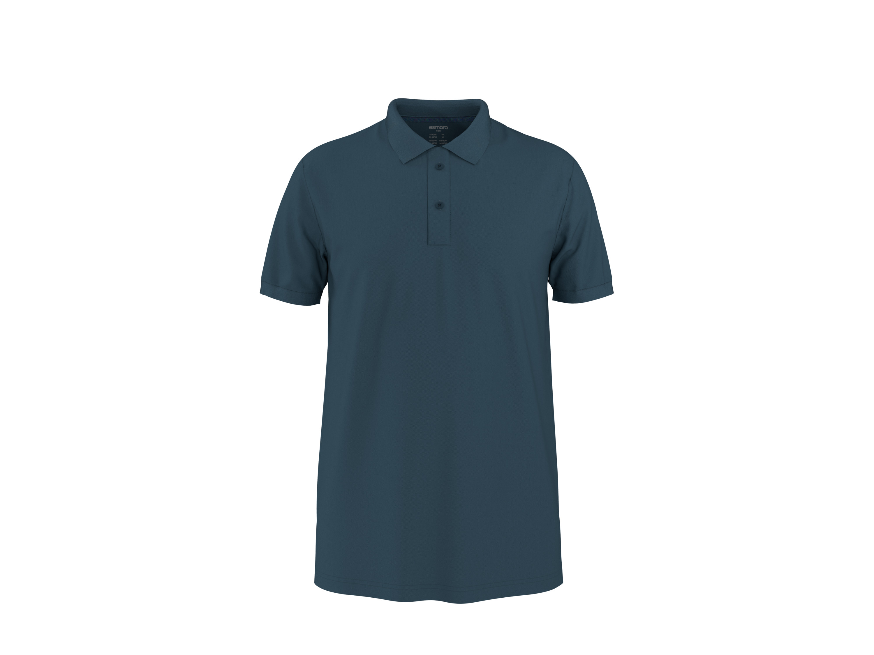 ESMARA MEN Herren Piqué Poloshirt (Blau, XXL (60/62))