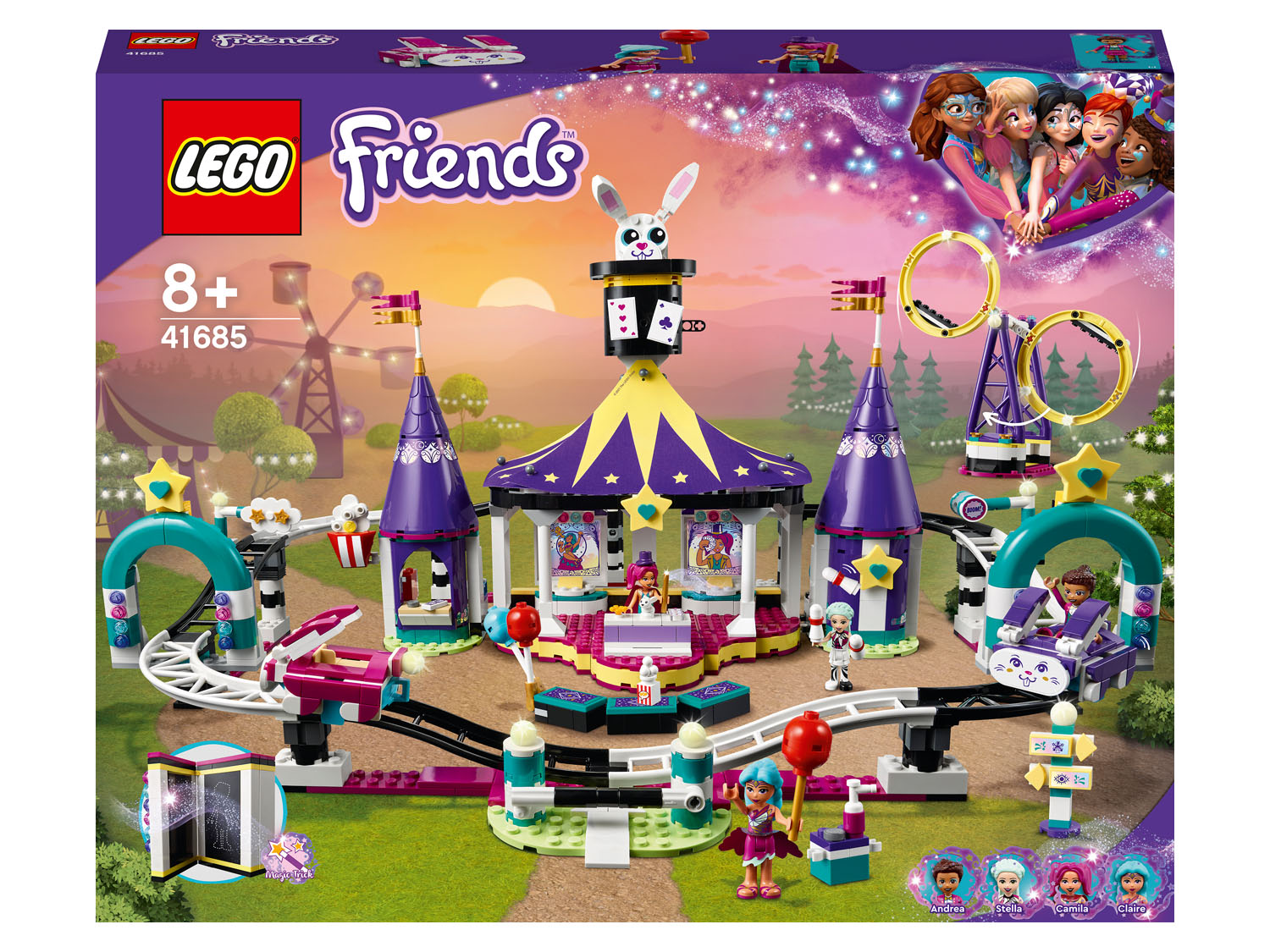 LEGO® Friends 41685 »Magische Jahrmarktachterbahn«