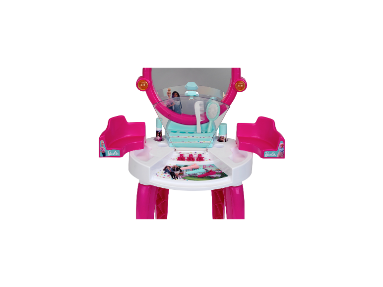 Rosa-weißer Barbie Schminktisch mit Beauty-Zubehör der Marke KLEIN.