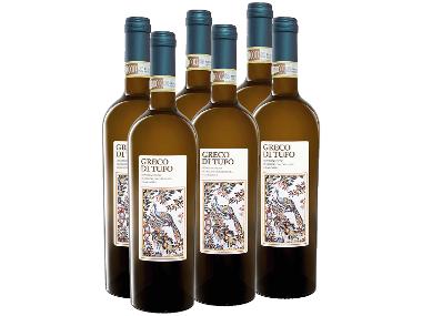 6 x 0,75-l-Flasche Weinpaket Greco Beneventano IGT trocken, Weißwein