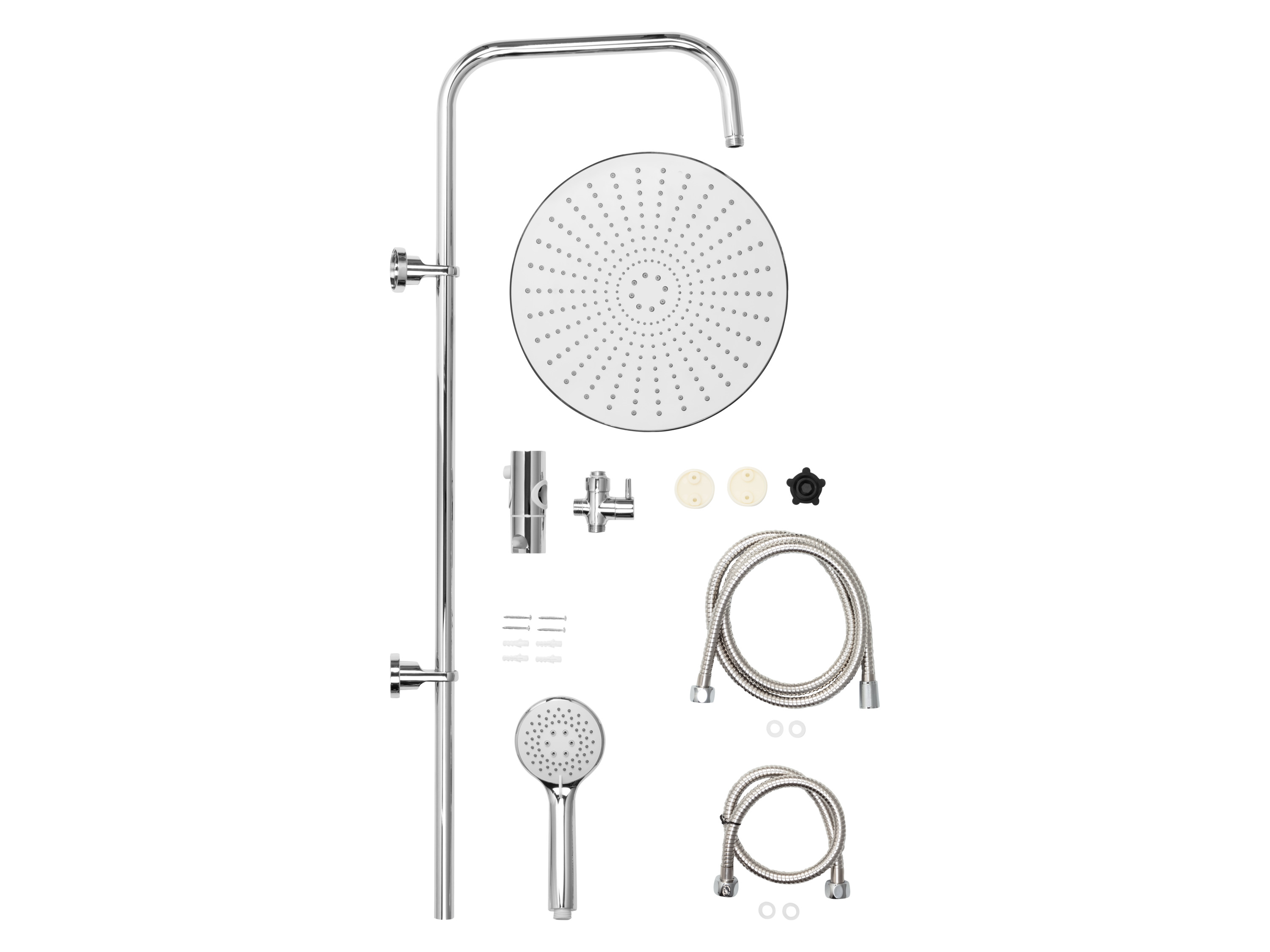 Thumbnail - LIVARNO® Überkopfbrauseset XXL (Chrom)