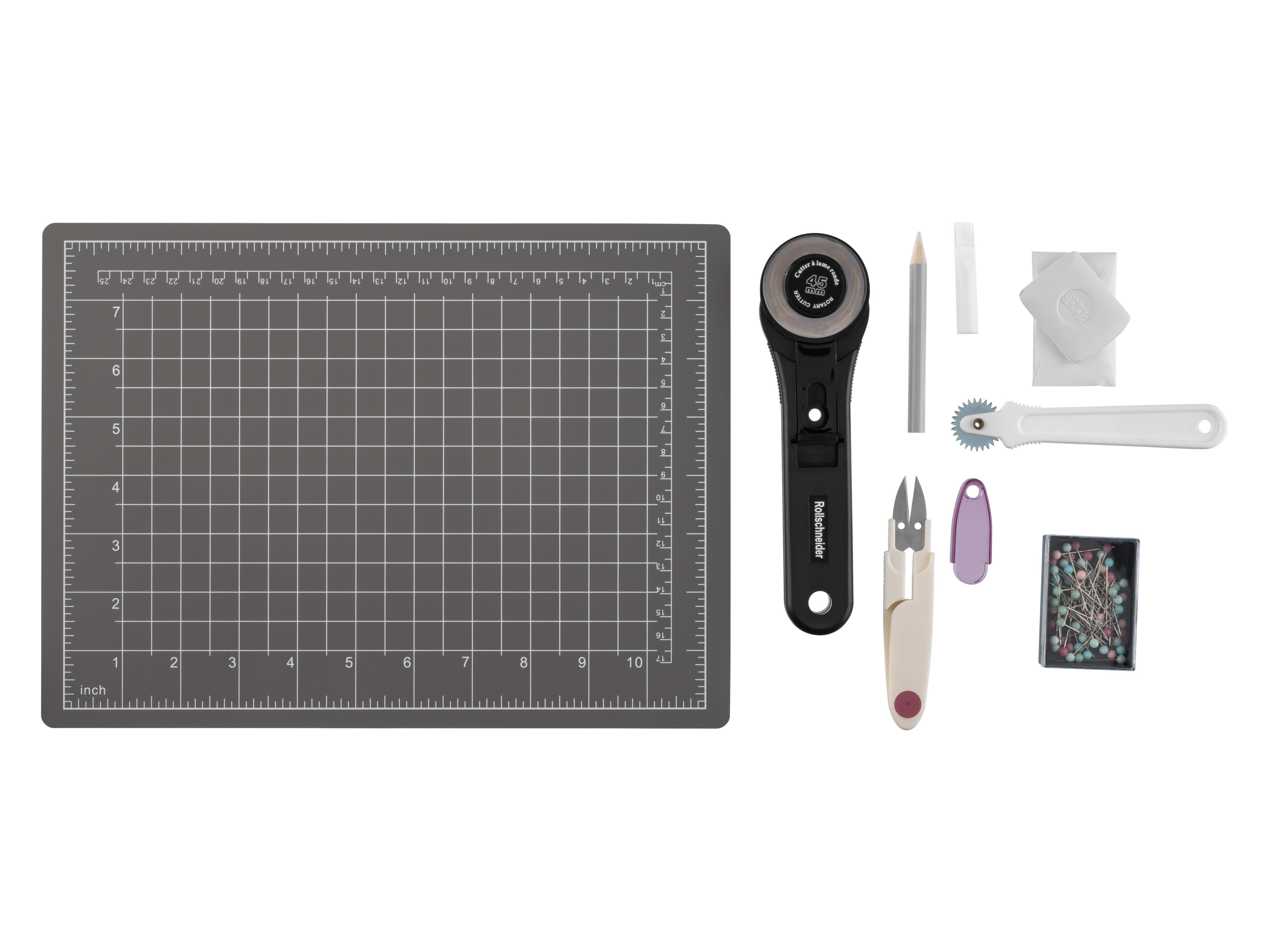 Thumbnail - crelando® Nähzubehör (Schneidermatte mit Zubehör)