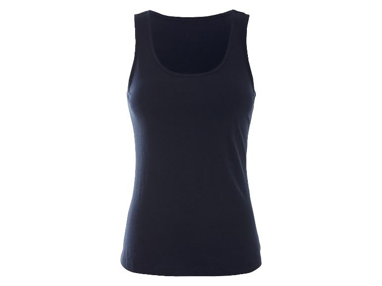 Einfaches schwarzes Damen-Top.