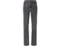 Graue Jeans mit geradem Bein und leicht verwaschenem Look
