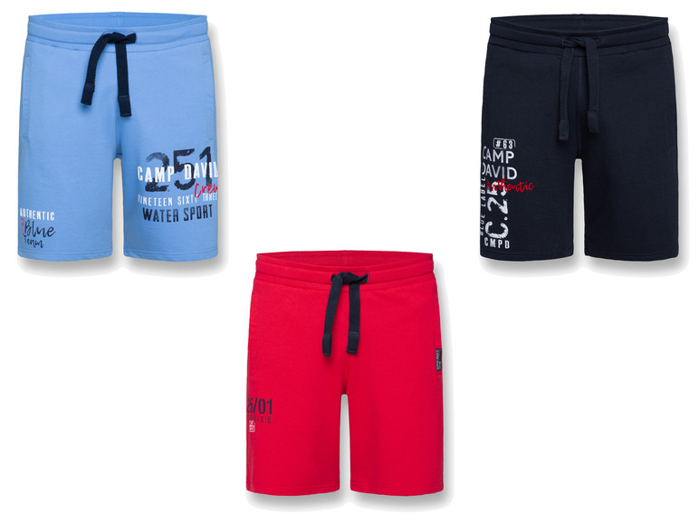 Gehe zu Vollbildansicht: Camp David Herren Sweatshorts mit Baumwolle - Bild 1