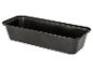Schwarze rechteckige Brotbackform