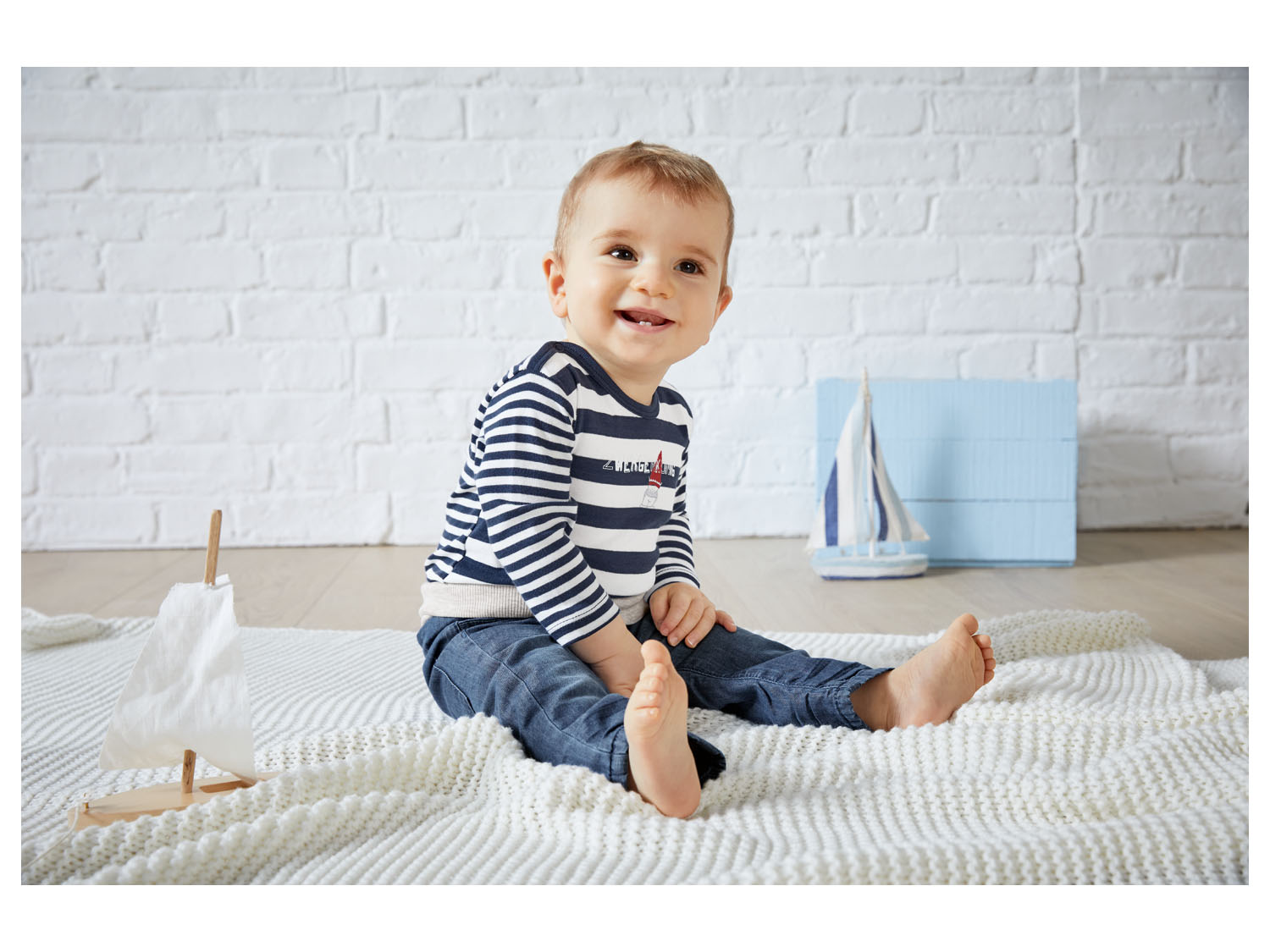 Thumbnail - KANZ Baby Body 2er (Blau, 74)