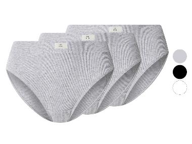 esmara® Damen Gerippte Slips, 3 Stück