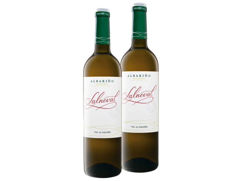 Gehe zu Vollbildansicht: 2er Weinpaket Salneval Rías Baixas Albarino DO trocken, Weißwein - Bild 1