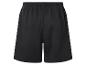 Schwarze Sporthose mit elastischem Bund.
