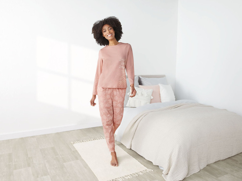 Gehe zu Vollbildansicht: esmara Damen Pyjama, mit Baumwolle - Bild 10
