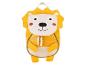 Gelber Löwen-Rucksack für Kinder, niedliches Design.