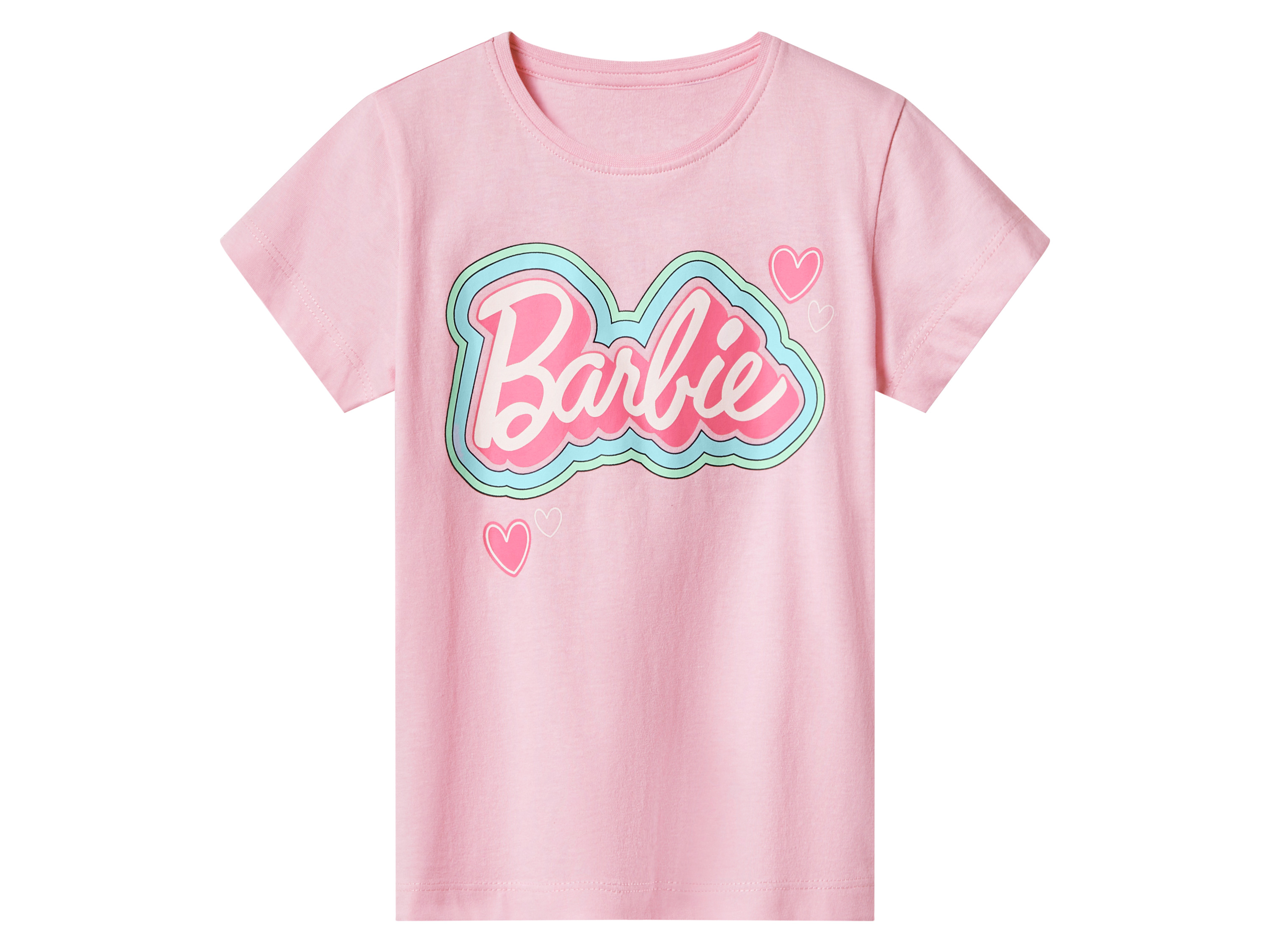 Thumbnail - Kleinkinder Pyjama (Barbie/rosa/weiß, 110/116)