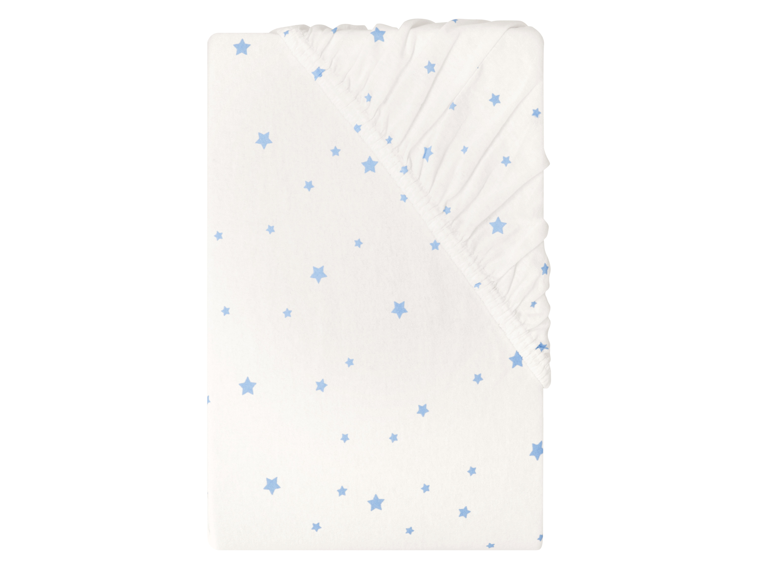 LIVARNO® Kinder-Spannbettlaken, 90-100 x 200 cm (Blau)