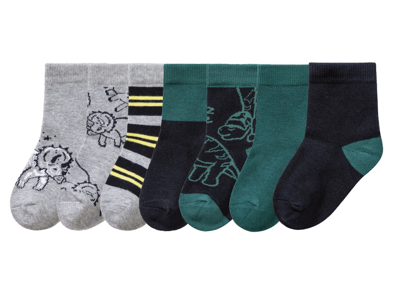 Gehe zu Vollbildansicht: lupilu® Kleinkinder Socken, 7 Paar, mit Bio-Baumwolle - Bild 2