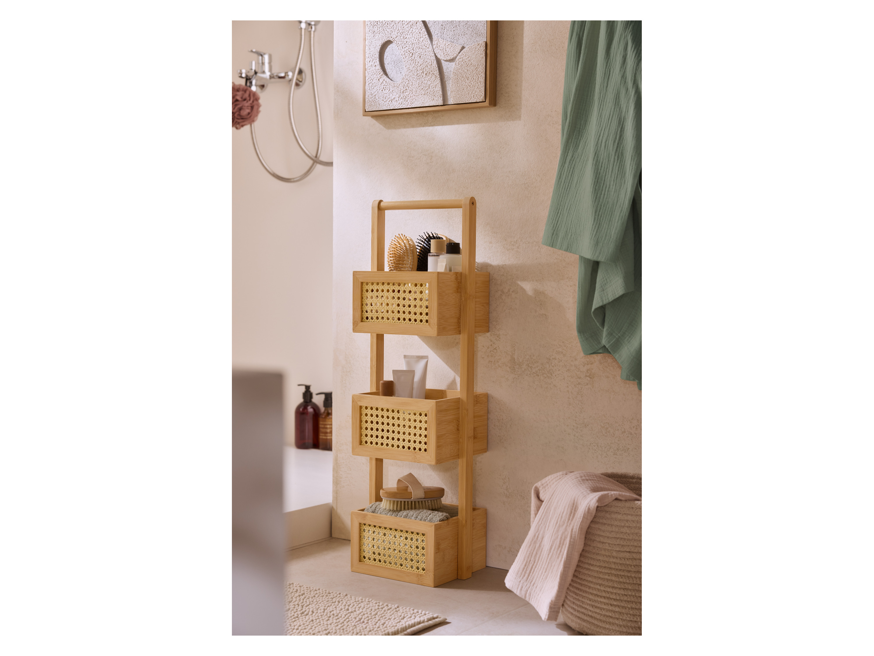 LIVARNO® Bambus-Badregal (Natur) – Bild 2 von 4