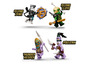 LEGO Ninjago Minifiguren: Island Zane, Island Lloyd, Thunder Keeper und PoulErik.