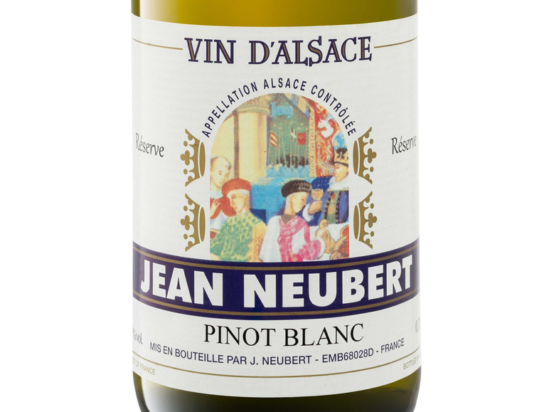 Jean Neubert Pinot Blanc Reserve Elsass AOC trocken Weißwein 2021