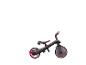 Kinder 2-in-1 Laufrad und Dreirad, schwarz und pink