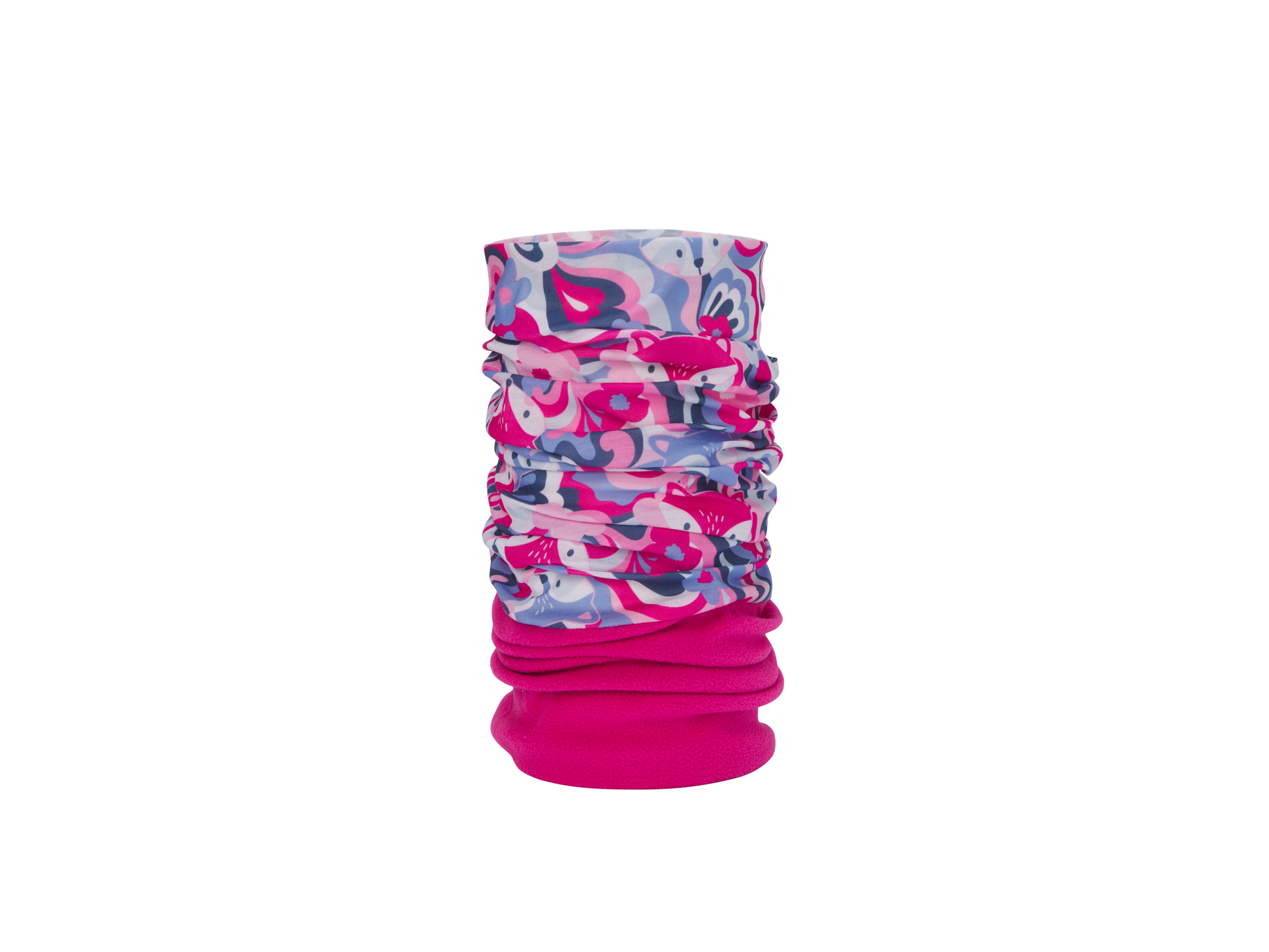 LUPILU® Kinder Multifunktionstuch (2-8 Jahre, Gemustert/pink)"" - Farbe: mehrfarbig