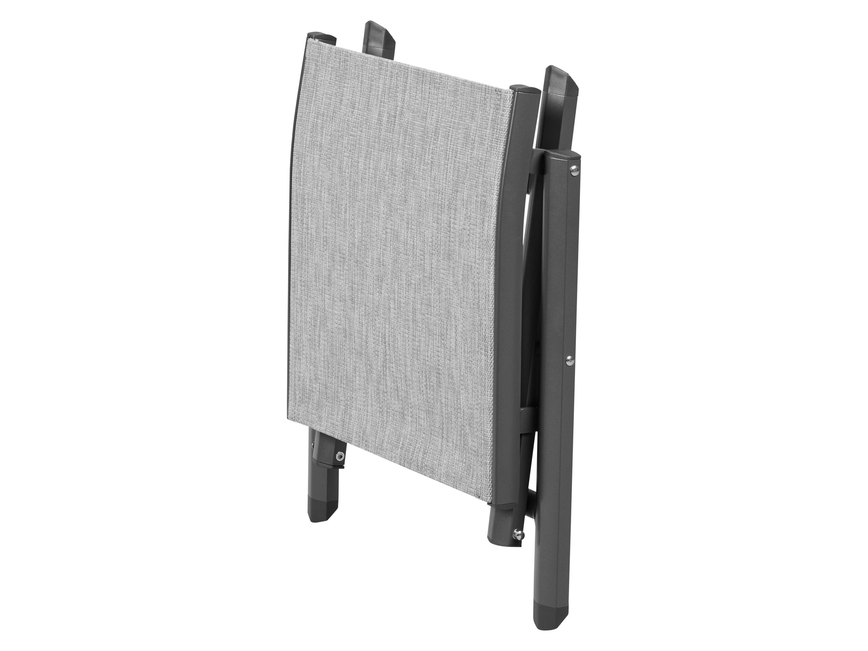 Thumbnail - LIVARNO® Aluminium-Klapphocker "Houston", anthrazit/hellgrau-meliert