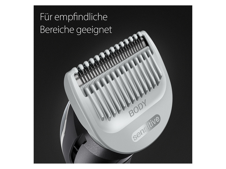 Ein Körperrasierer mit einem empfindlichen Scherkopf.
