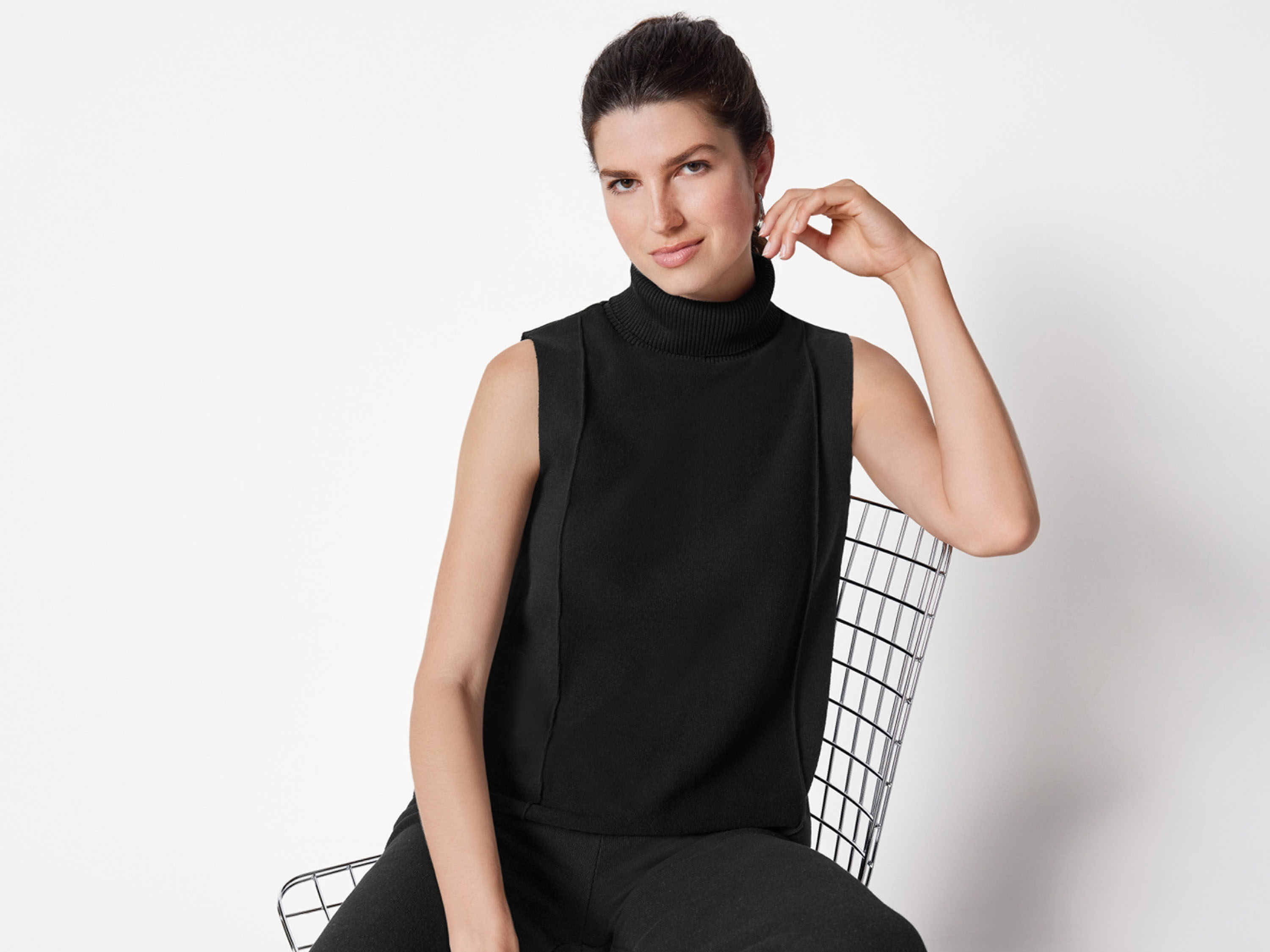ESMARA® Damen Top Loungewear (Schwarz, L(44/46)) – Bild 2 von 3