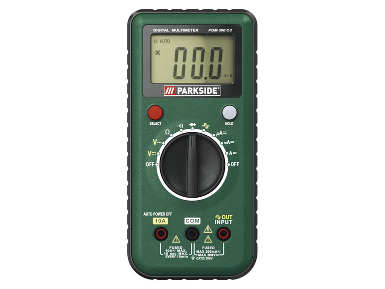 Gehe zu Vollbildansicht: PARKSIDE® Digitales Autorange-Multimeter »PDM 300 C3«, 4 Messbereiche - Bild 1