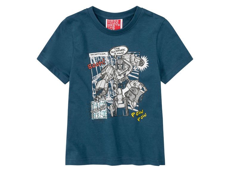 Gehe zu Vollbildansicht: Kleinkinder/Kinder Jungen T-Shirt, 2 Stück, mit Print - Bild 3